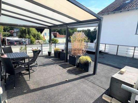 Überdachte Terrasse