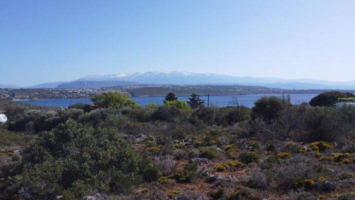 Kreta, Tersana: Grundstück mit Meerblick und Bergblick zu verkaufen