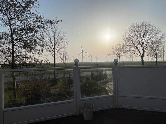 Blick von der Terrasse Richtung Nord-Westen