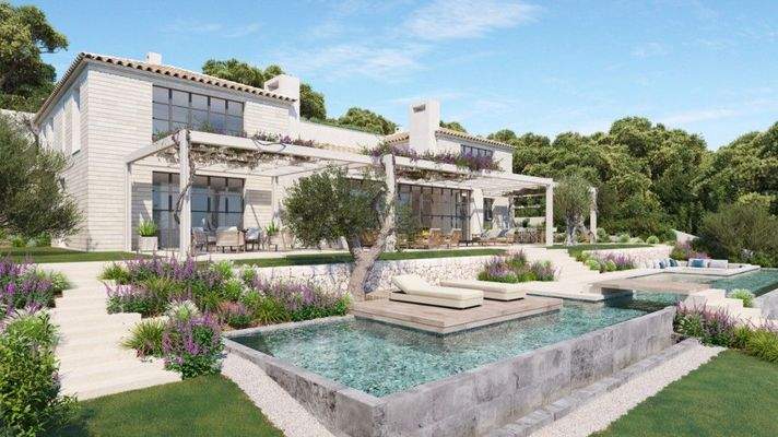 Mediterrane Villa mit Meerblick zum Verkauf in Old Bendinat, Mallorca