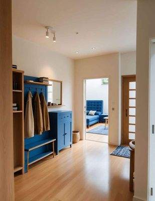 KI Visualisierung Flur