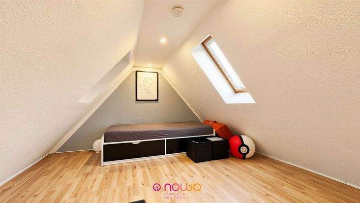 Teilansicht Spitzboden