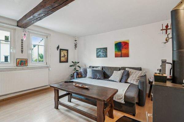 Wohnbereich mit Kamin