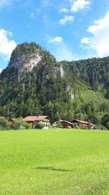 Blick auf das Grundstück