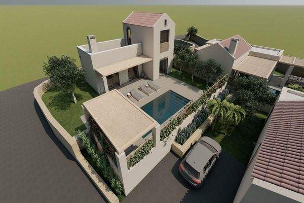 Kreta - Vamos: Schöne Maisonette mit Swimmingpool zu verkaufen - Projekt