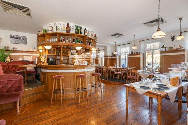 Der hochwertige Gastraum in der Villa Fröhlich