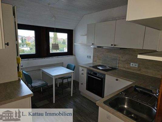 Küche mit einer Einbauküche