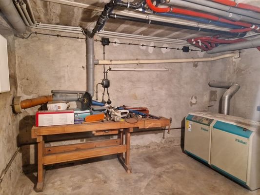 Heizungsraum im Kellergeschoss