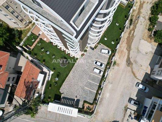 Scenic View Flats 700 M from the Sea in Alanya Avsallar