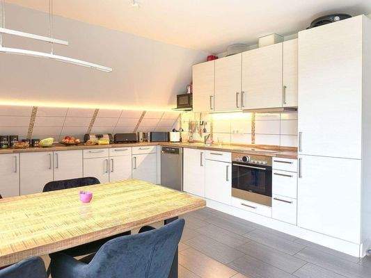 Blick in den Küchenbereich