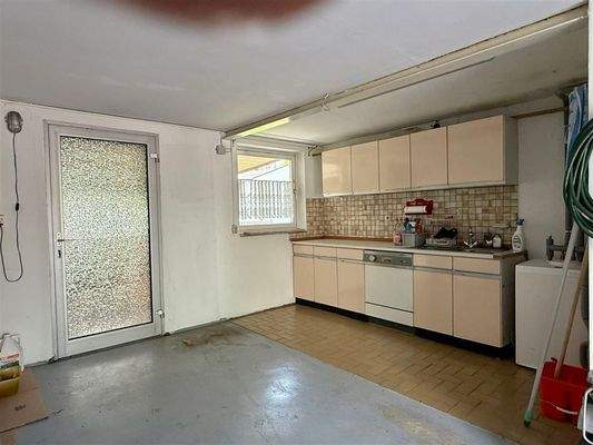 Werkbereich in der Garage