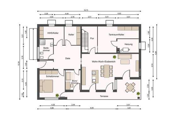 Grundriss Untergeschoss