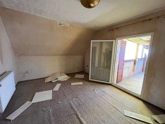 Zimmer im Dachgeschoss