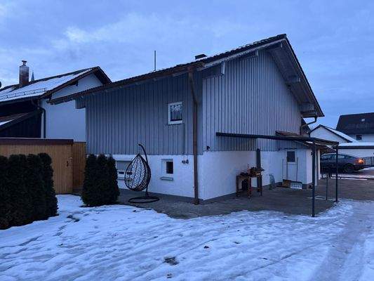 Rückwärtige Gebäudeansicht