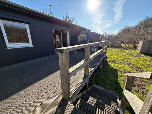 ...Treppe in den Garten