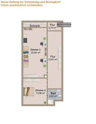 Grundriss Obergeschoss