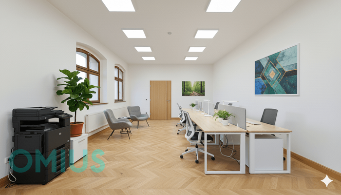 Büroraum (KI generiert)