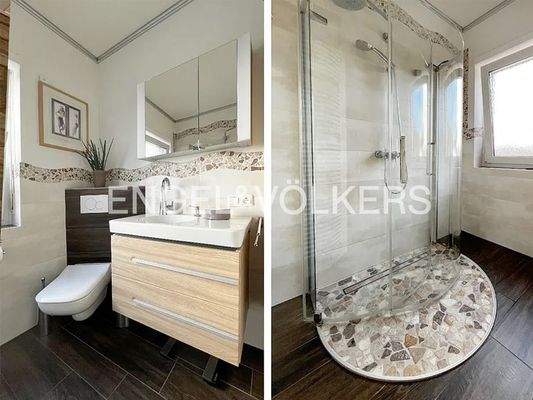 Badezimmer mit barrierefreier Dusche von 2015