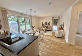 Eingerichtete Musterwohnung in den Mosbach-Gärten