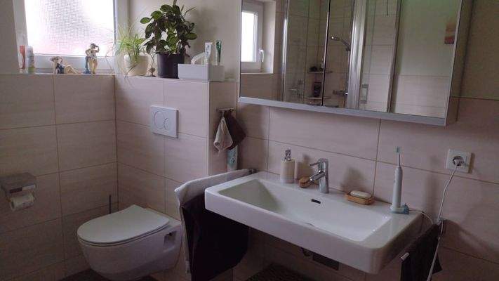 Blick zum Waschplatz im OG