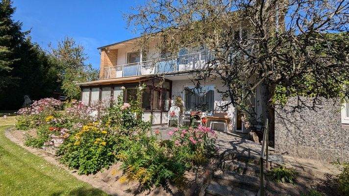 Blick aus dem Garten