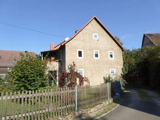 Ansicht vom Zufahrtsbereich aus