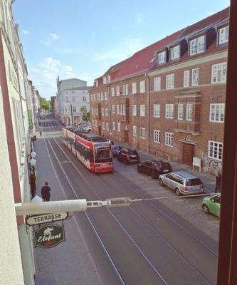 Blick zur Goethestraße