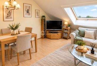 Wohnzimmer mit Essbereich