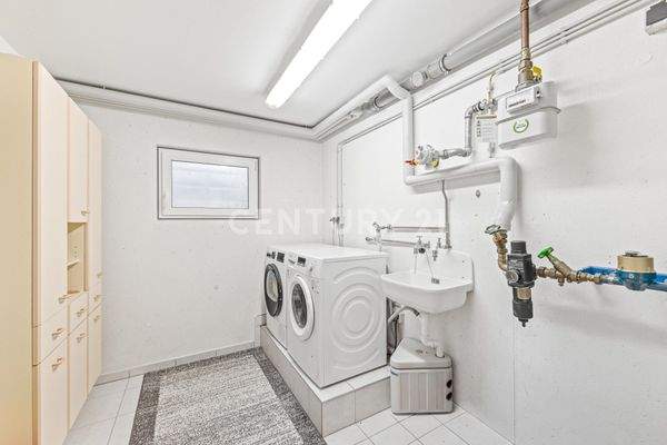 Waschraum im Kellergeschoss