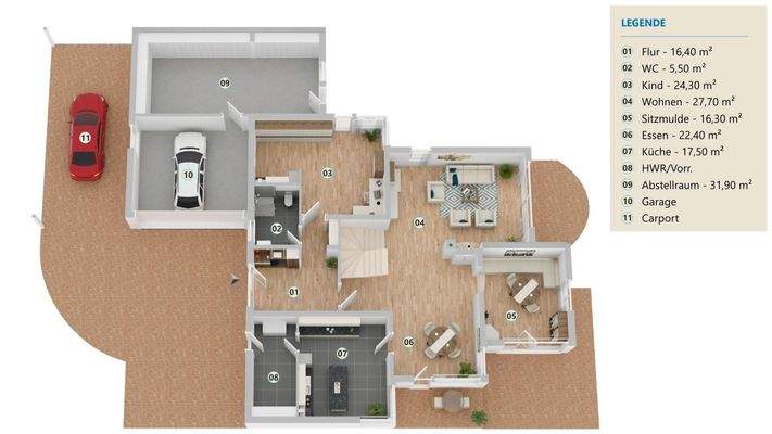 Grundriss EG (Abb. ähnlich)