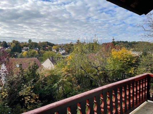 Balkon mit Aussicht