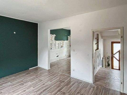 Wohnbereich und Küche