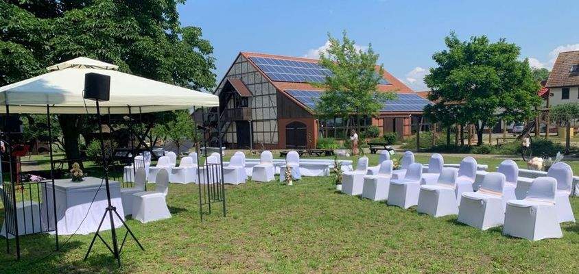 Bestuhlung im Freien