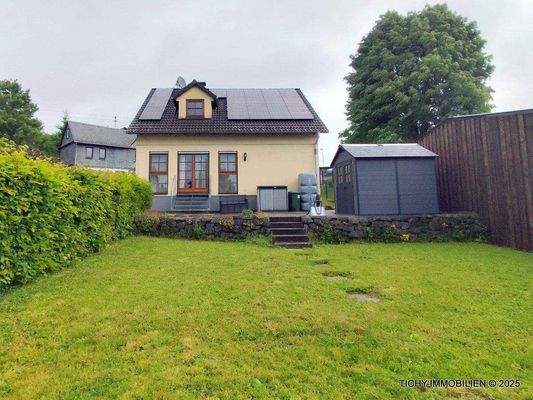 Rückansicht ab Grundstückgrenze