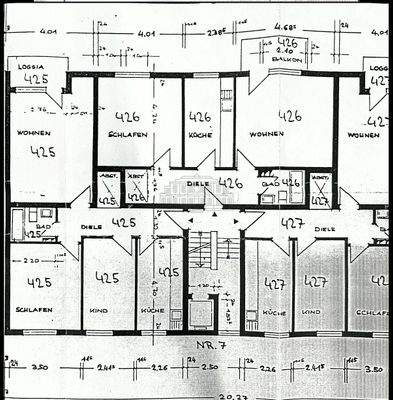 Bemaßter Grundriss (Nr. 426)
