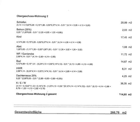 Wohnung 2_Wohnflächen