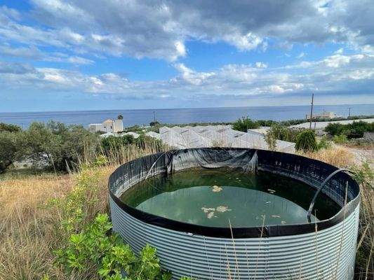 Kreta, Mavros Kolimpos: Grundstück mit Meerblick zu verkaufen