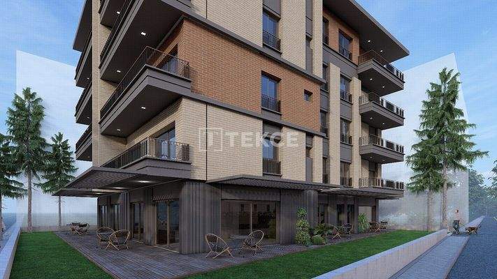 Apartments in a New Building with Elevator in Kuşadası Center