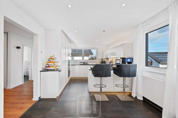 Moderne Einbauküche | Theke