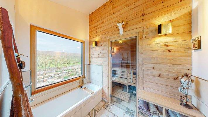 Wellnessbad mit Sauna