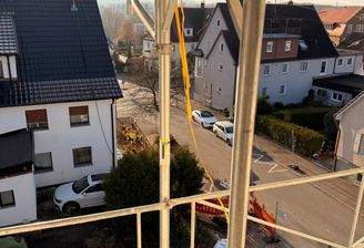 Ausblick Maisonette Richtung Norma Markt - Krankenhaus