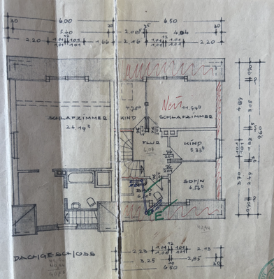 Grundriss Dachgeschoss