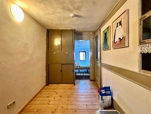 Blick zum Schlafzimmer