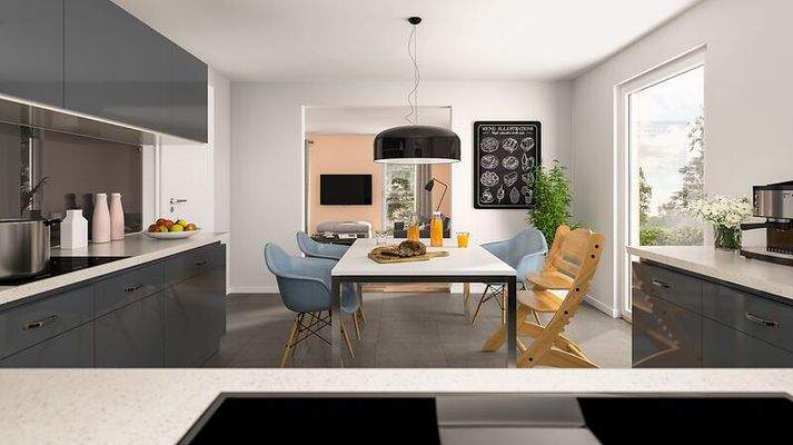 Küche 5 Zimmer Variante