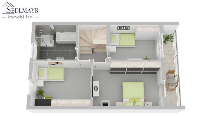 Grundriss Obergeschoss