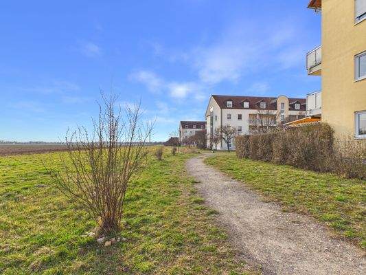 Lage Haus am Feldrand