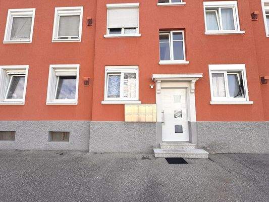 Hauseingang mit neuer Haustüre