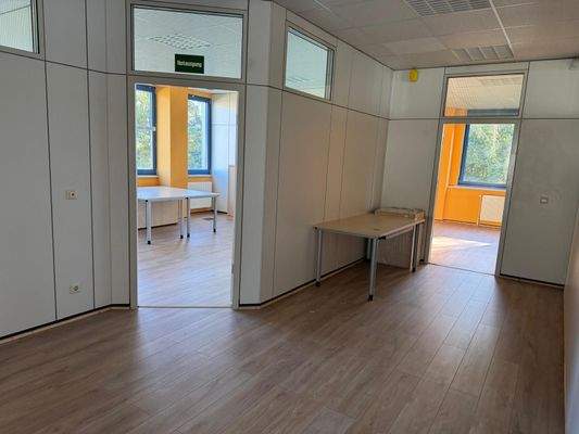 Blick auf Büroraum