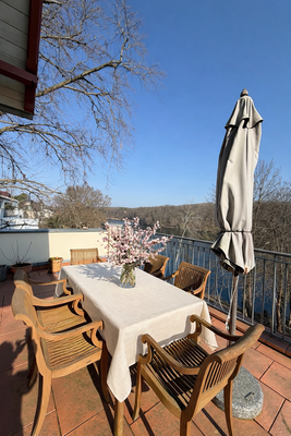 Terrasse mit Seeblick