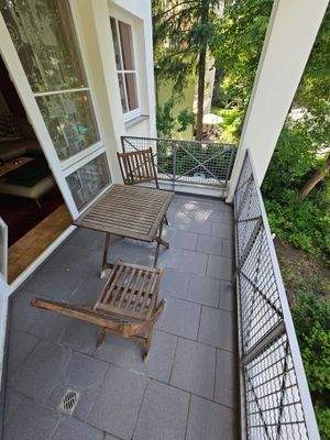 Südwest-Balkon am Wohnbereich